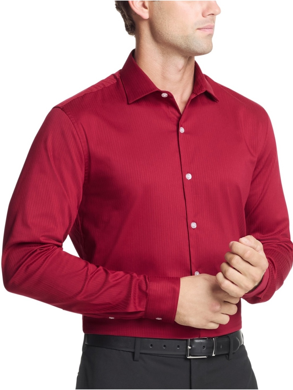 Kenneth Cole Reaction Men's Slim-Fit Flex Stretch Dress Shirt